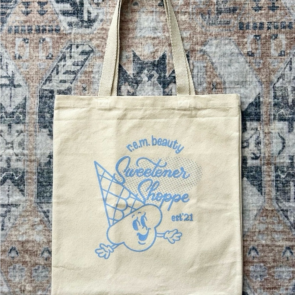 R.E.M. Beauty Sweetener Shoppe NYC Pop Up Tote Bag